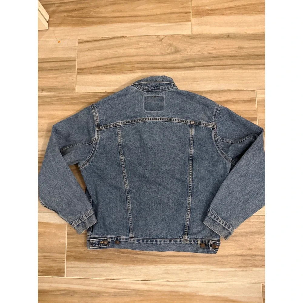 Vintage Levis Levi's Type III Trucker Jacket Made in USA Blue Mens Small 90s - Picture 3 of 8